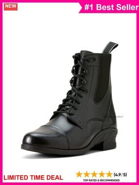 ARIAT Heritage Lace Paddock Boot Faux Leather Equestrian Boot